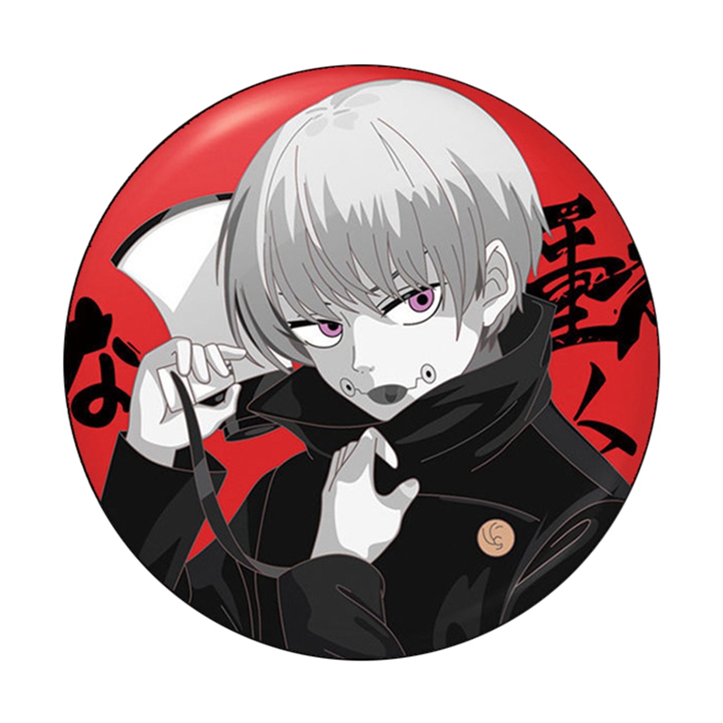 Huy hiệu cài áo nhân vật Jujutsu Kaisen trong anime MEGUMI đáng yêu