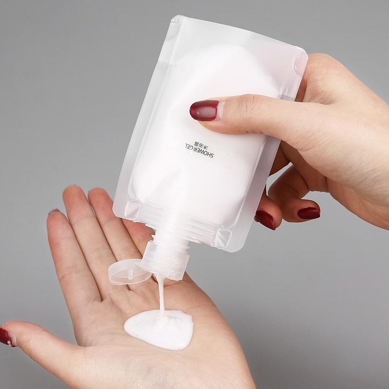 Túi Nắp Gập Trong Suốt Đựng Dầu Gội/Mỹ Phẩm Dung Tích 30ml /50ml /100ml