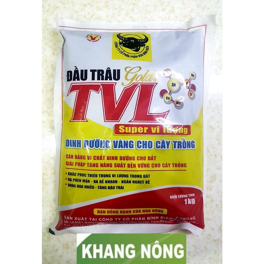 1 kg Super trung vi lượng của Đầu Trâu dinh dưỡng vàng cho cây trồng