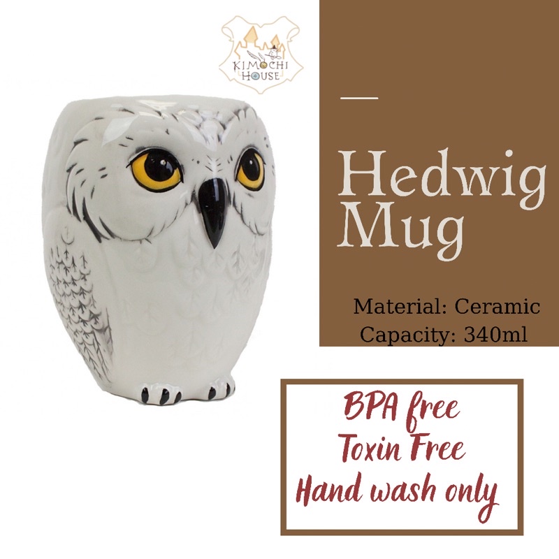 Ly sứ cú Hedwig - ly uống nước
