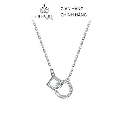 Dây Chuyền Bac Ta Vuông Tròn - Minh Canh Jewelry