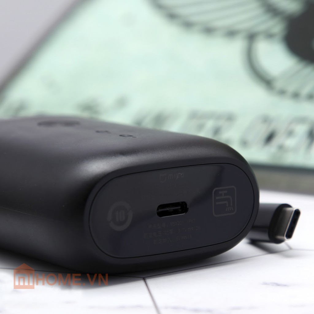 Máy Cạo Râu Mini Xiaomi Mijia MSX201 Thiết Kế Hiện Đại Nhỏ Nhắn Chống Nước IPX7 Động Cơ Êm Ái