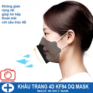 Túi 10 chiếc khẩu Trang 4 Lớp 4D KF94