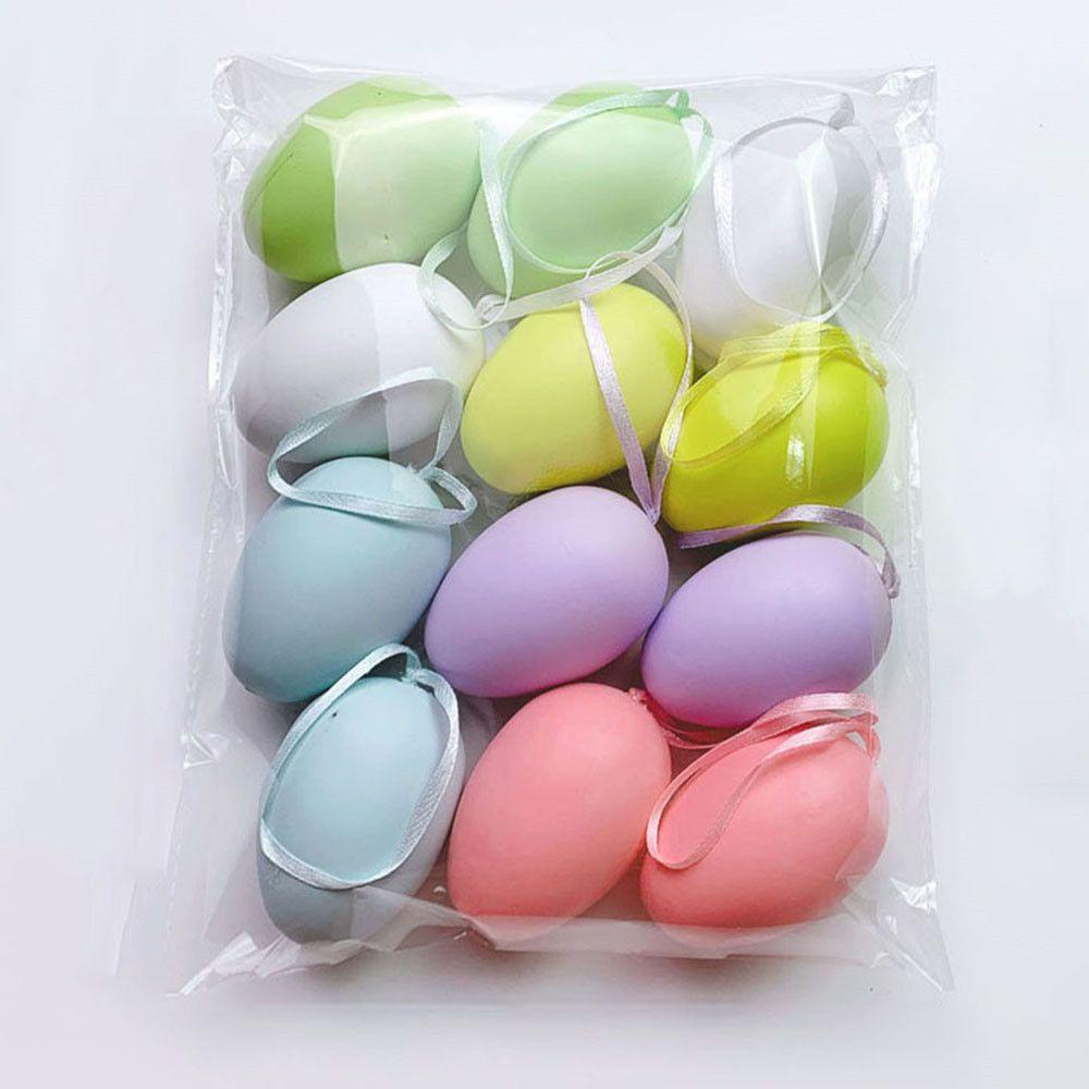 WTTLE Set 18 Quả Trứng Phục Sinh Bằng Nhựa Dùng Để Treo Trang Trí