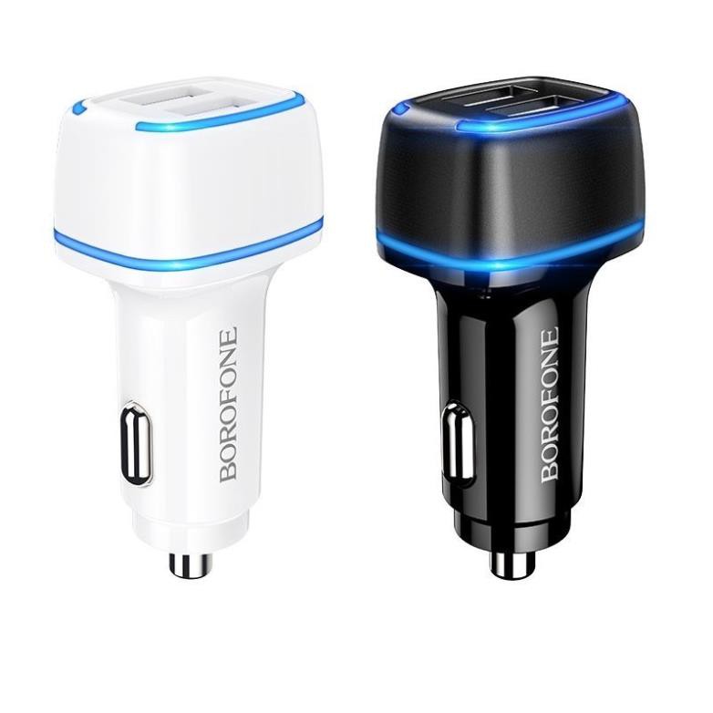 Tẩu sạc nhanh Borofone BZ14 12W có 2 cổng USB