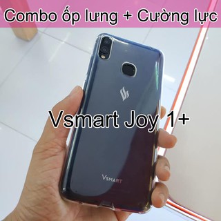 Pk vsmart joy 1+ | combo ốp lưng + cường lực full màn 5d cho vsmart joy 1+, vsmart joy 1 plus