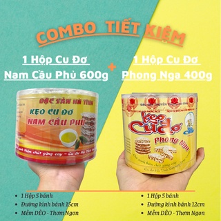 Combo [ 2 hộp Kẹo Cu Đơ Đặc Biệt  ] 1 Hộp Cu Đơ Cầu Phủ + 1 Hộp Cu Đơ Phong Nga - [Cam kết chất lượng]
