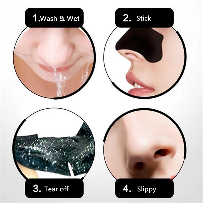 Mặt Nạ Lột Mụn Đầu Đen Làm Sạch Sâu Se Khít Lỗ Chân Lông Không Gây Kích Ứng Chăm Sóc Da