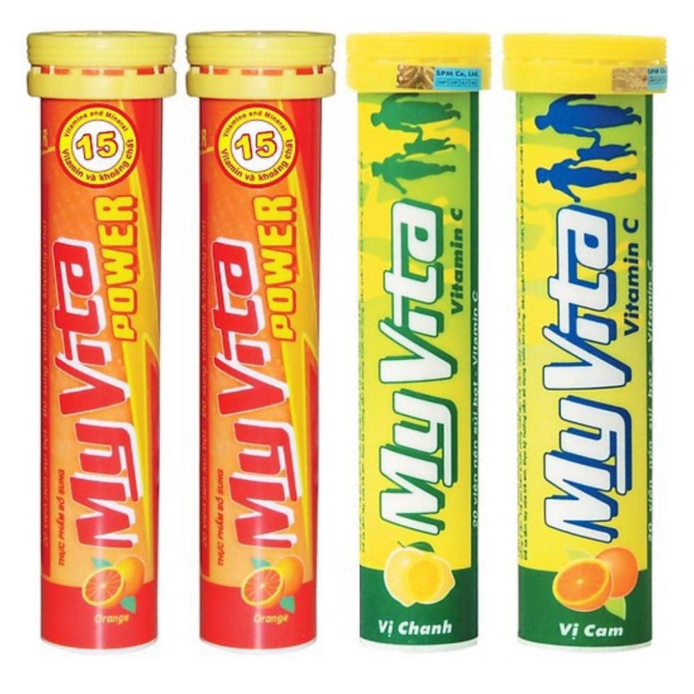 Sủi vitamin c vị cam myvita (tube 20 viên) - FREESHIP 99k