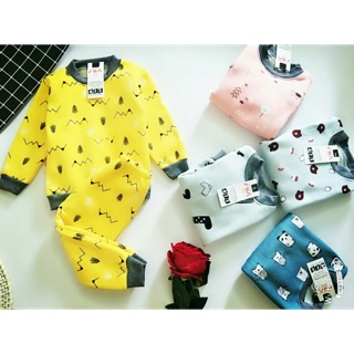 Bộ nỉ bông bé trai bé gái