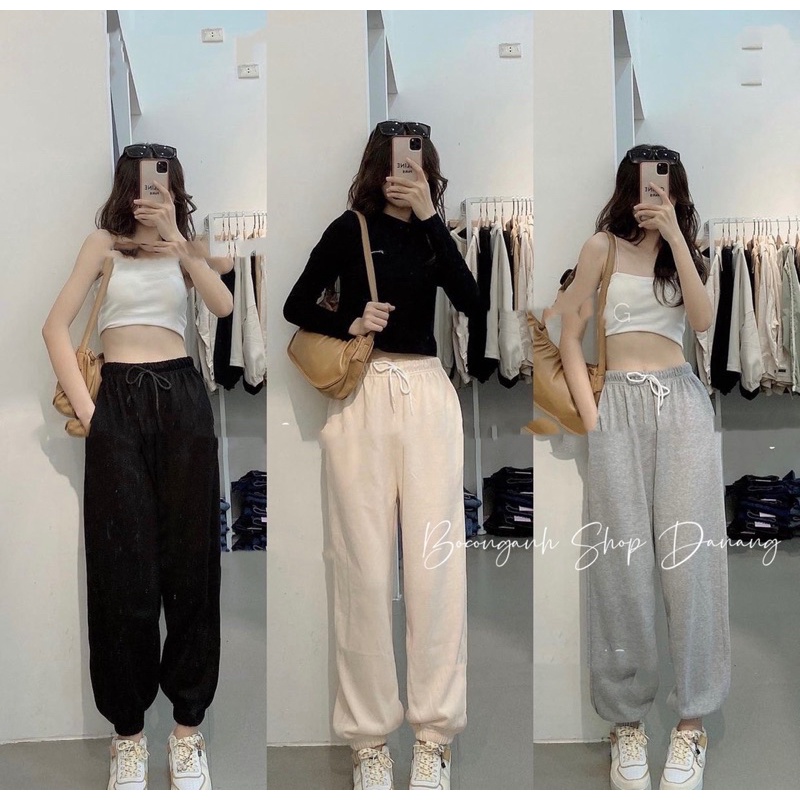 Quần Jogger Nỉ Trơn #6605 Dày Dặn 1681149