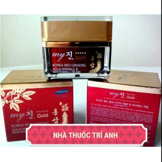 Kem dưỡng trắng da hồng sâm hàn quốc my gold, chính hãng