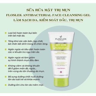 SỮA RỬA MẶT FLOSLEK (bill sau ảnh)