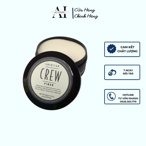 Sáp, Wax vuốt tóc AMERICAN CREW FIBER 100gr tạo kiểu giữ nếp cho tóc. HÀNG CHÍNH HÃNG. AI Store