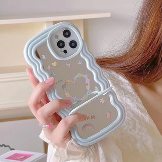 Ốp Điện Thoại Tráng Gương Màu Xanh Dương Nhạt Thời Trang Cho iPhone 11promax 13pro 11 12promax 13 13promax x xr xsmax