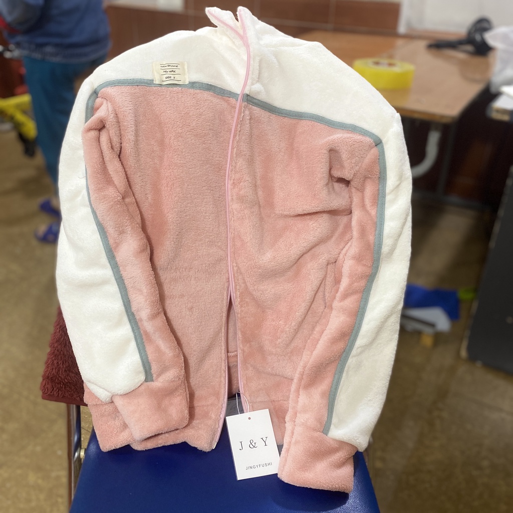 Áo khoác lông nhung, lông cừu nữ [QUẢNG CHÂU], ulzzang dáng rộng Hàn Quốc, bao mềm mịn freesize (44-58kg)