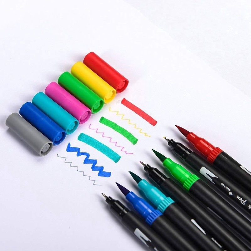 Set 120 Bút Màu Đánh Dấu 2 Đầu