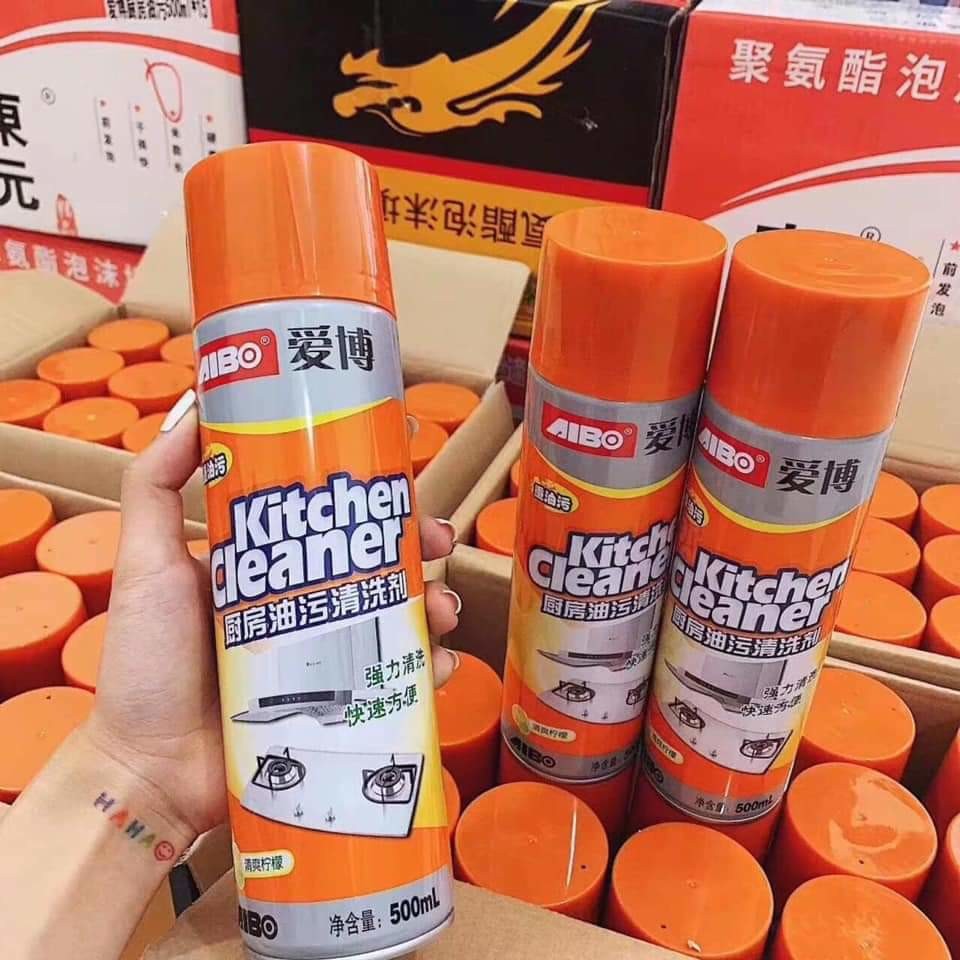 Chai Xịt Tẩy Rửa Bếp Kitchen Cleaner - Tự Tin Đánh Bay Các Vết Bám Bẩn Cứng Đầu