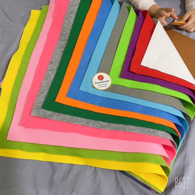 Vải nỉ mềm, dạ mềm khổ 90x90 may thú treo nôi, đồ chơi handmade