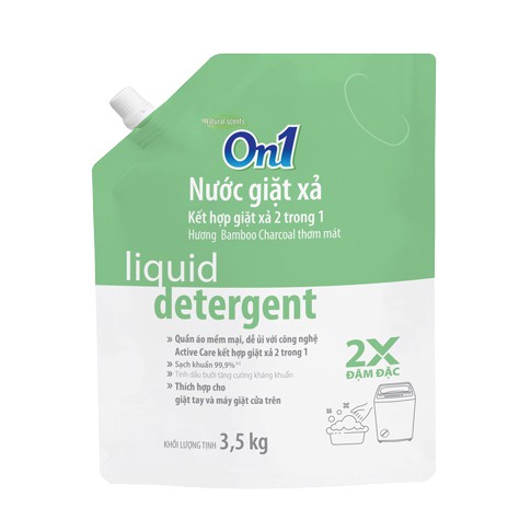 Nước Giặt Xả Cao Cấp On1 Túi 3.5Kg [Mới 2021]