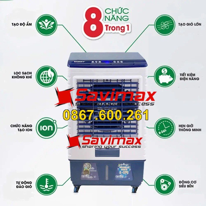 Quạt hơi nước Sanaky VH-8800AR giải pháp tối ưu cho mùa hè | BigBuy360 - bigbuy360.vn