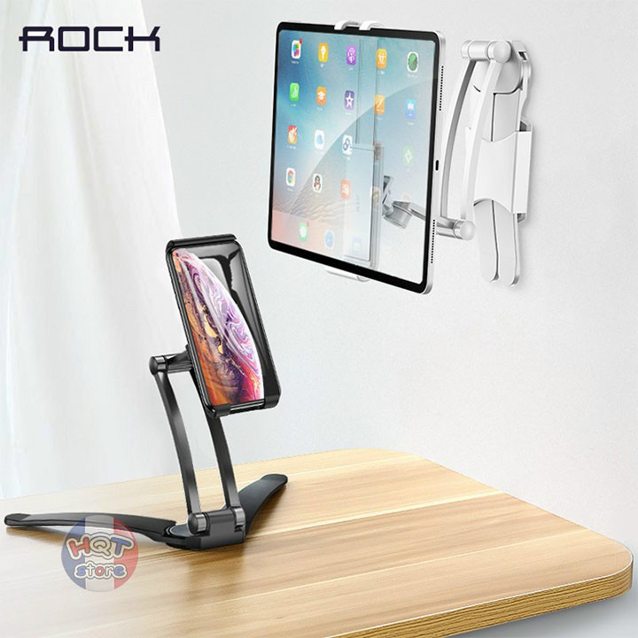 ✔Giá đỡ Ipad đa năng để bàn , treo tường Rock Suspensible 360 độ - Hàng chính hãng Rock 100%