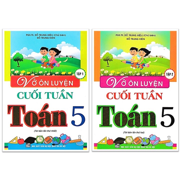 Sách - Combo Vở Ôn Luyện Cuối Tuần Toán Lớp 5