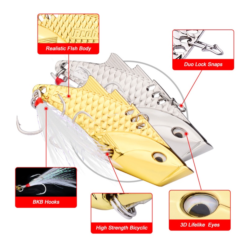 QQ Mồi Câu Cá Giả Bằng Kim Loại 82mm Chất Lượng Cao