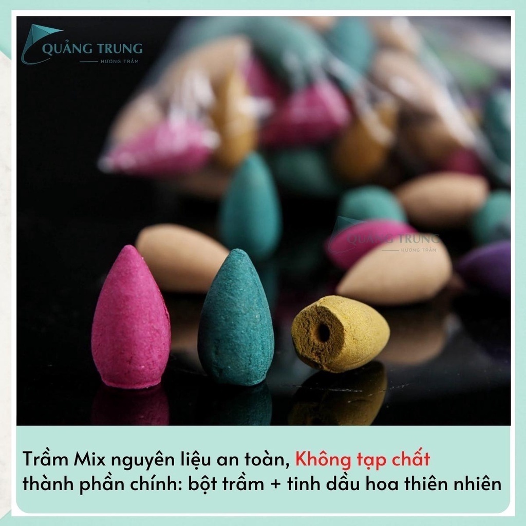Nụ Trầm Hương 45 viên Khói Tỏa Ngược Mùi Thơm Tự Nhiên