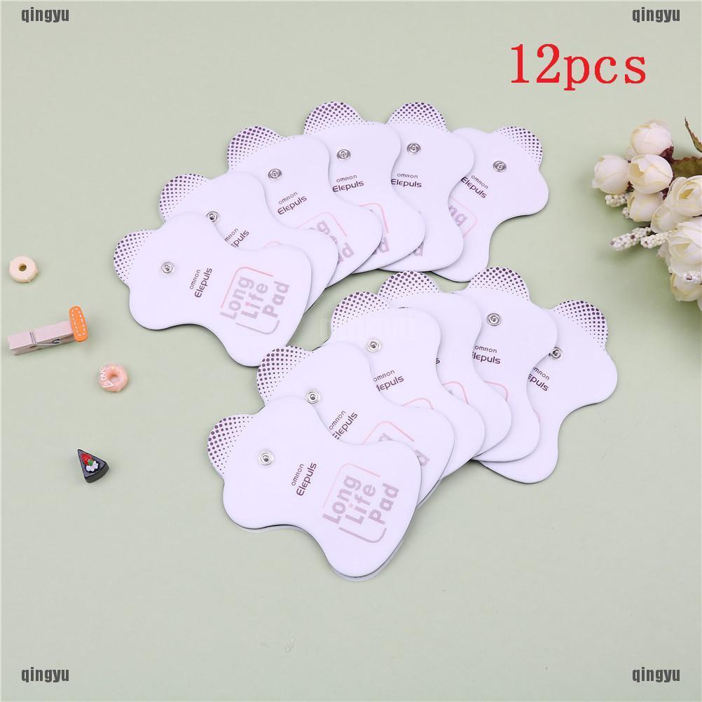 ❤❤ Bộ 12 Miếng Đệm Điện Cực Thay Thế Cho Máy Mát Xa Elepuls Long Life