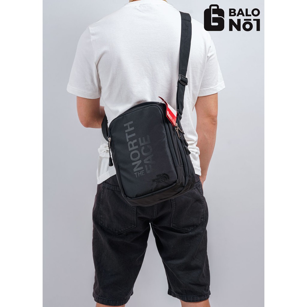 [ FREE SHIP ] Túi Đeo Chéo Ipad Thời Trang The North Face Sling Bag - Màu Full Đen | BigBuy360 - bigbuy360.vn
