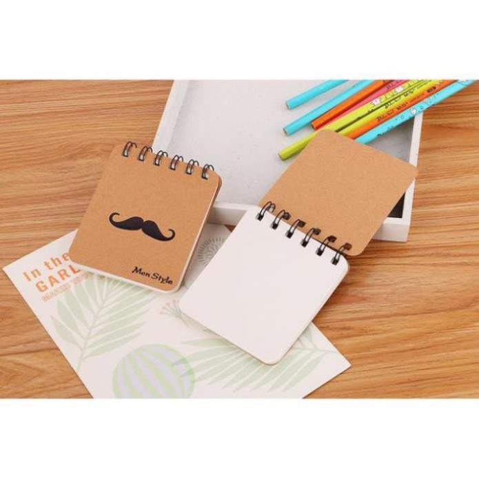 Sổ tay Phong Cách Quý Ông Kraft Khổ 8 x 10.5cm ( 80 Trang ) H65