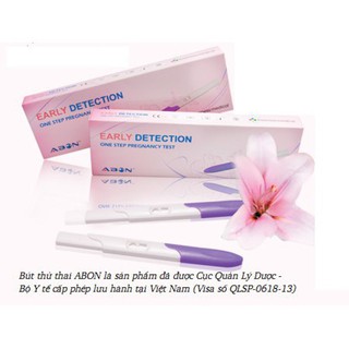 [ Cam Kết Chính Hãng ] Dùng lại nhiều lần - Chính Xác 100% BÚT THỬ THAI ABON ( che tên khi giao )