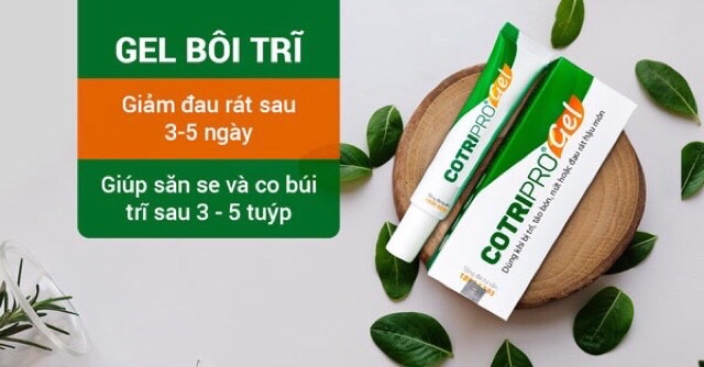 Cotripro gel 25g kem bôi trĩ