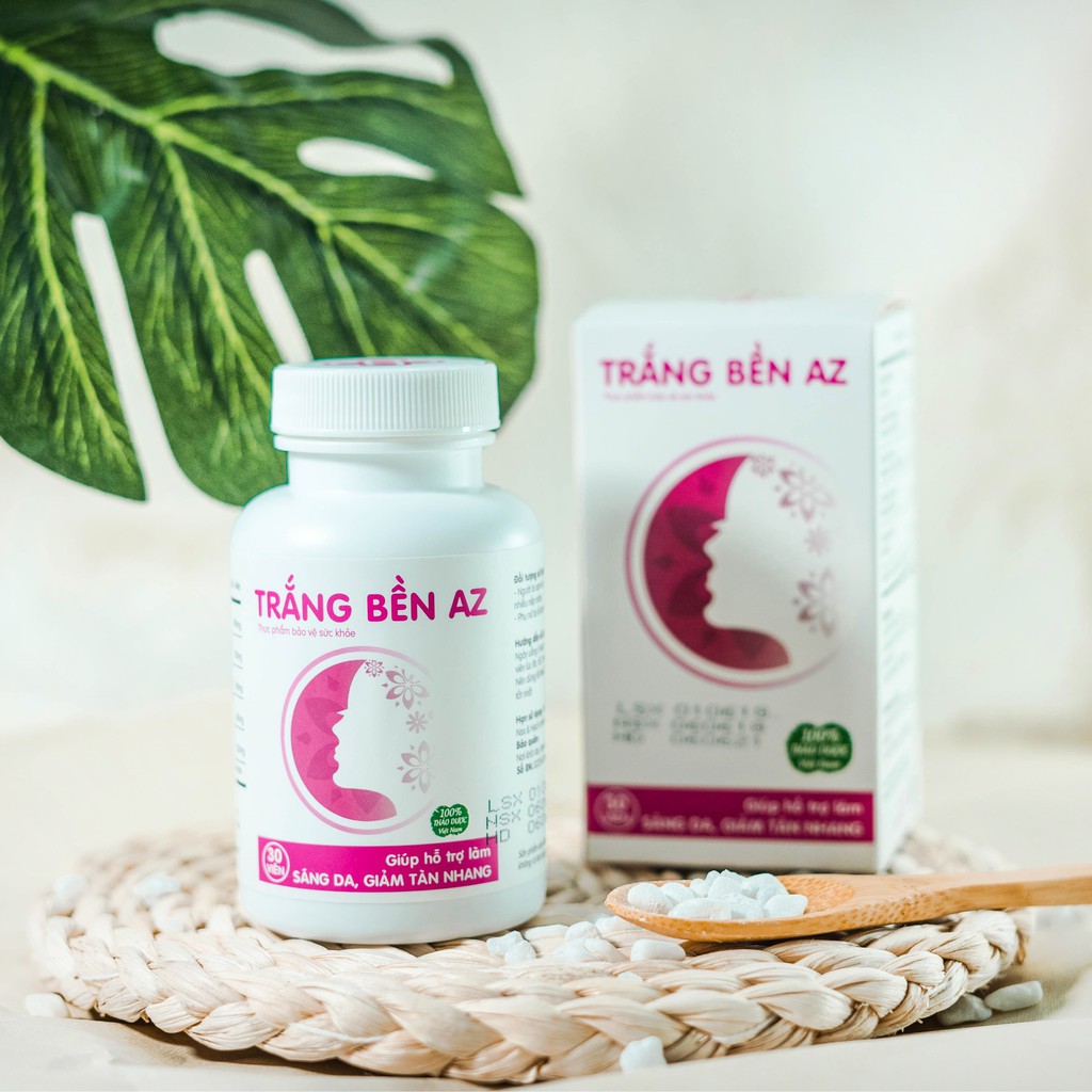 ✅Cam kết Chính Hãng - Viên Uống Trắng Bền AZ - Sáng Da, Mờ Nếp Nhăn - Tìm Lại Tuổi Trẻ(Hộp 30 Viên) | BigBuy360 - bigbuy360.vn