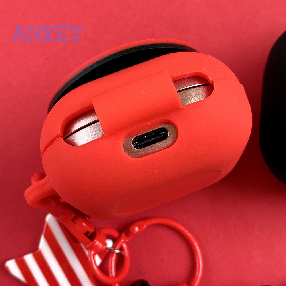 Samsung Galaxy Buds Live / Buds Pro / Buds 2 / Buds+ Plus Case Cute Silicone Cover for Pokémon Pikachu Sleeve Bluetooth Earphone Shockproof Headphone Protective Case Box with Pendant