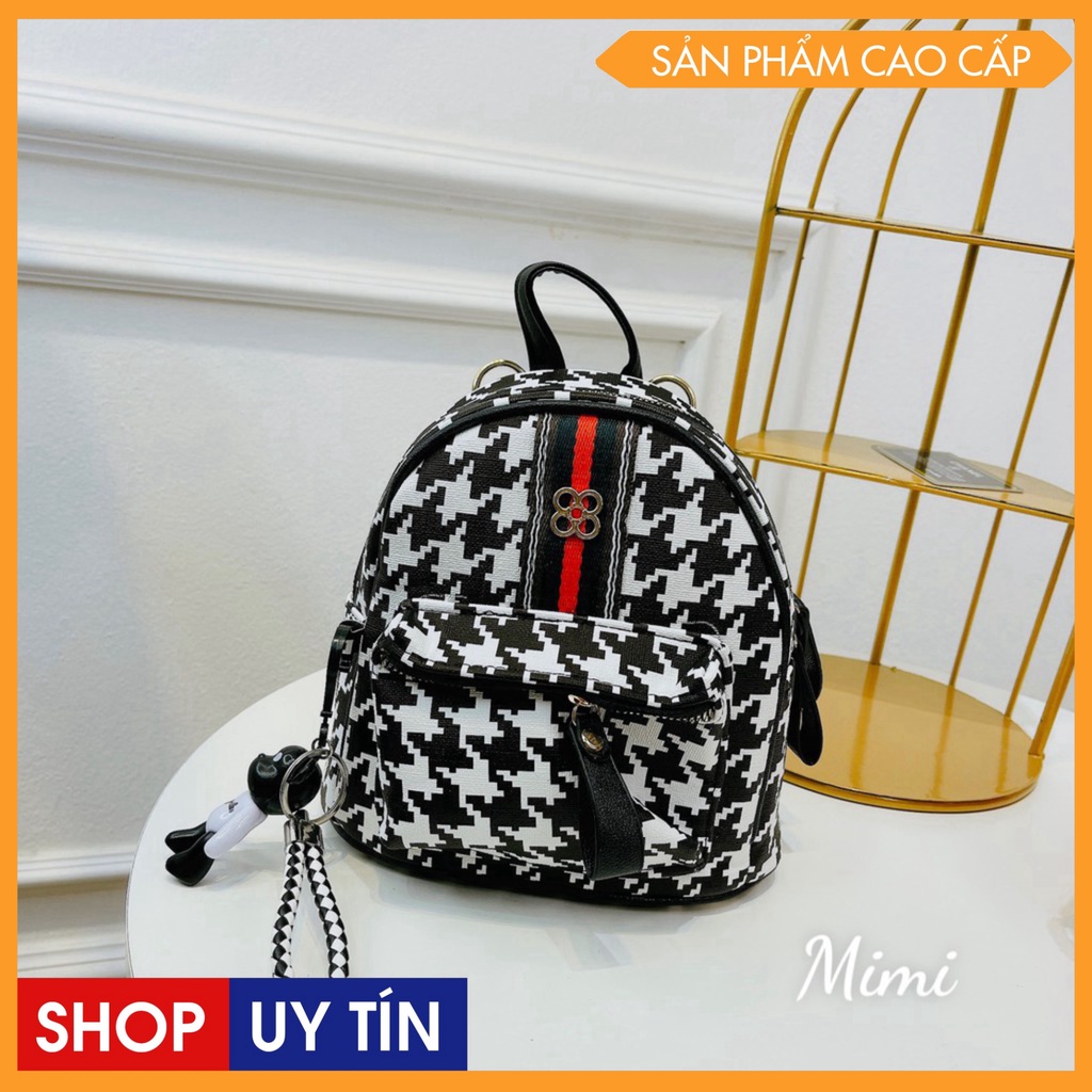Balo mini GC cá tính hình ZíkZắk siêu đẹp Thời Trang Lion44 - Chuyên Hàng Quảng Châu Cao Cấp