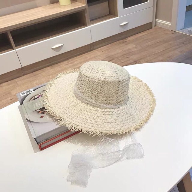 Mũ cói vành to che nắng đi biển- Maben