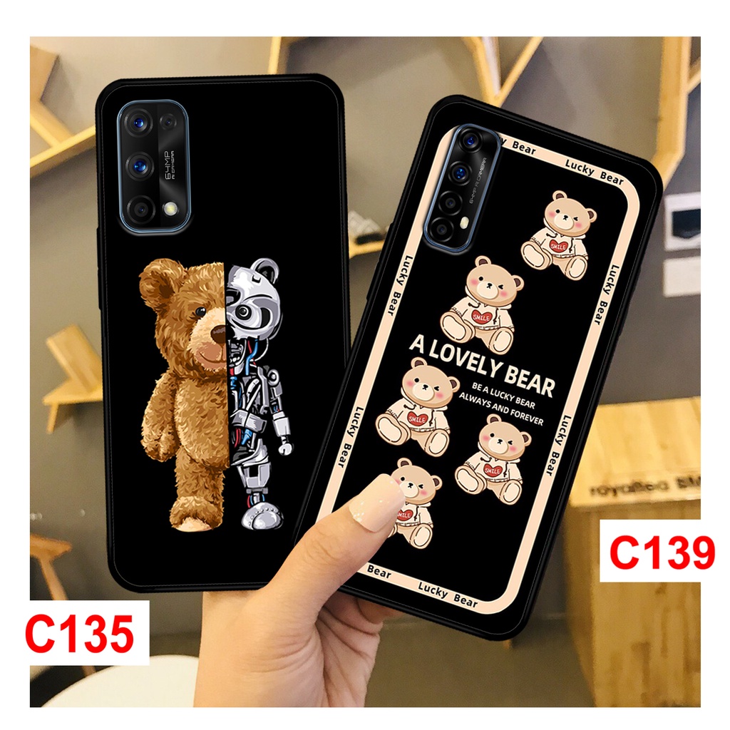 Ốp Lưng Realme 7 - Realme 7 Pro in hình gấu dễ thương, đặc sắc. Ốp realme rẻ bền đẹp phần 2