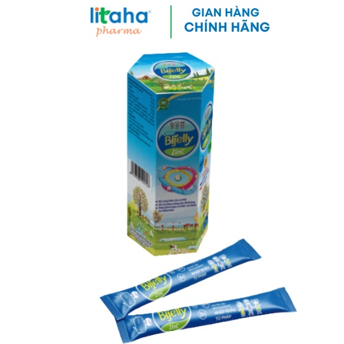 ZinC Bijelly- Bổ sung kẽm cho cơ thể- Hàng chính hãng BIMIPharma 20 gói/Hộp 300g dạng Thạch