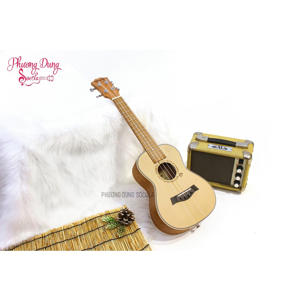 Đàn Ukulele Gỗ Thông chính hãng BWS size Concert