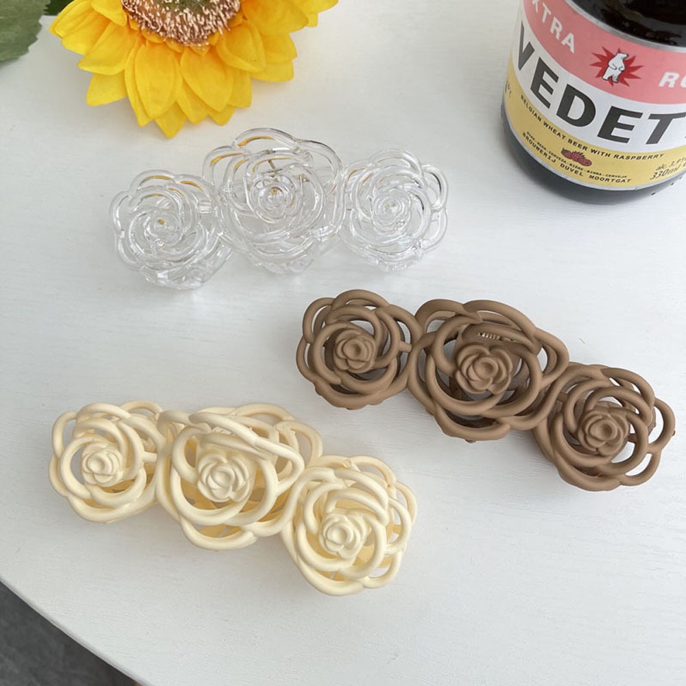 Kẹp Tóc Hình Hoa 2021 Nhiều Màu Sang Trọng Cho Nữ