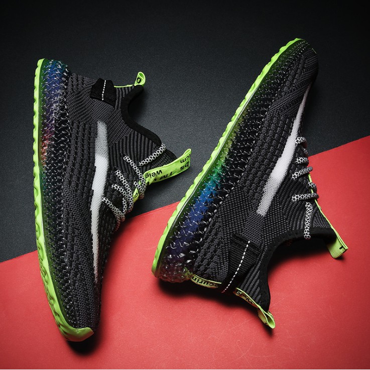 Giày thể thao sneaker nam đế 7 màu D86, phong cách trẻ trung năng động, đế cao su non đi cực êm | BigBuy360 - bigbuy360.vn