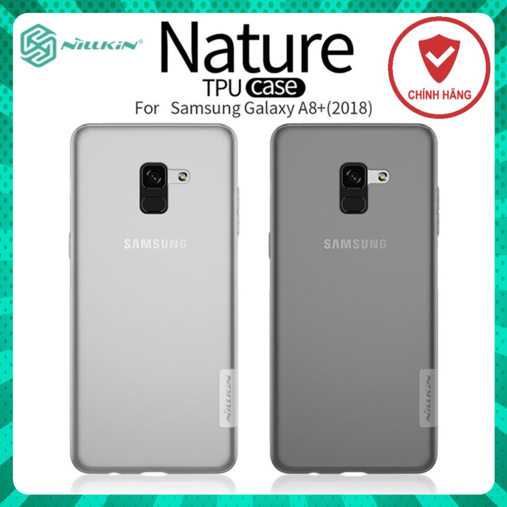ỐP LƯNG SAMSUNG GALAXY A8 PLUS 2018 NILLKIN SILICON CHÍNH HÃNG