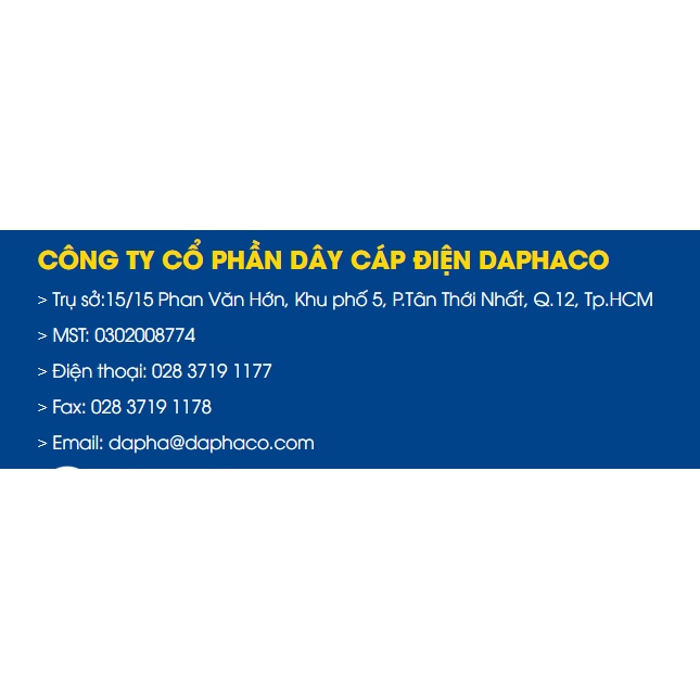 [Bán lẻ theo mét] Dây điện đôi bọc xám 2 x 2.5 DAPHACO®