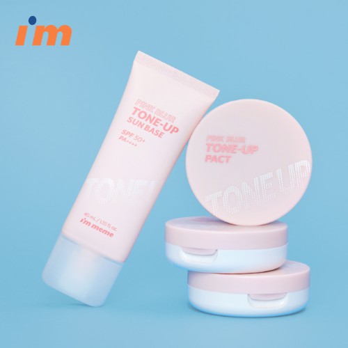 Phấn Phủ Kiềm Dầu Che Phủ Toàn Diện Nâng Tông I'm Meme Pink Blur Tone Up Pact 10g | BigBuy360 - bigbuy360.vn