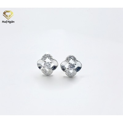 Bông tai bạc Ý 925 Huệ Ngân- Hoa Đẹp TC1025E