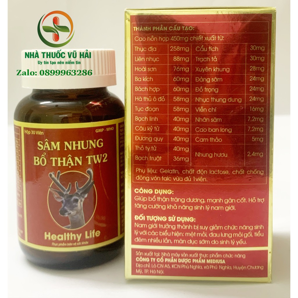 SÂM NHUNG BỔ THẬN bổ thận tráng dương mạnh gân cốt