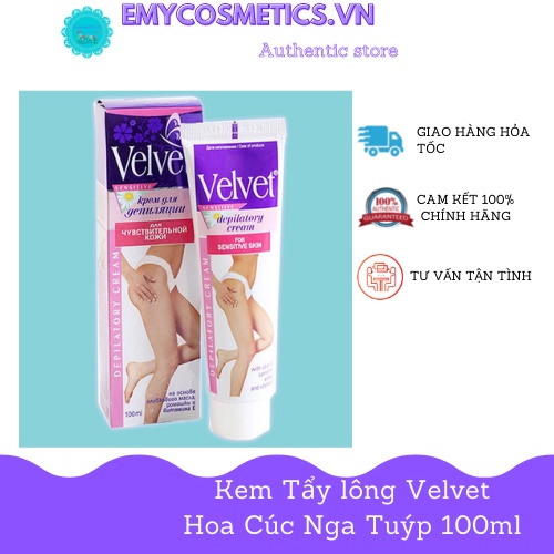 Kem Tẩy lông Velvet của Nga Tuýp 100ml