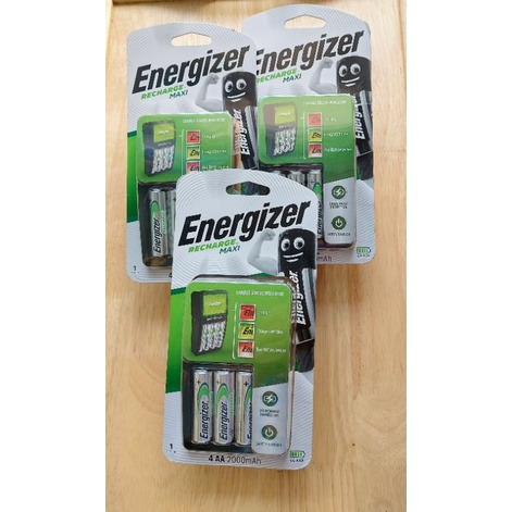 Bộ máy Sạc Pin AA- AAA ENERGIZER kèm 4 viên pin sạc AA 2000 mAh